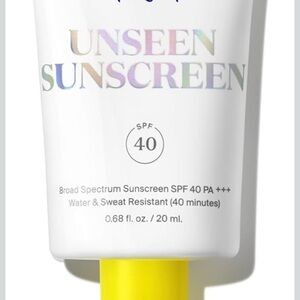 Supergoop Unseen Sunscreen Broad Spectrum SPF 50 - Travel Size 0.68 Fl oz/20 ml